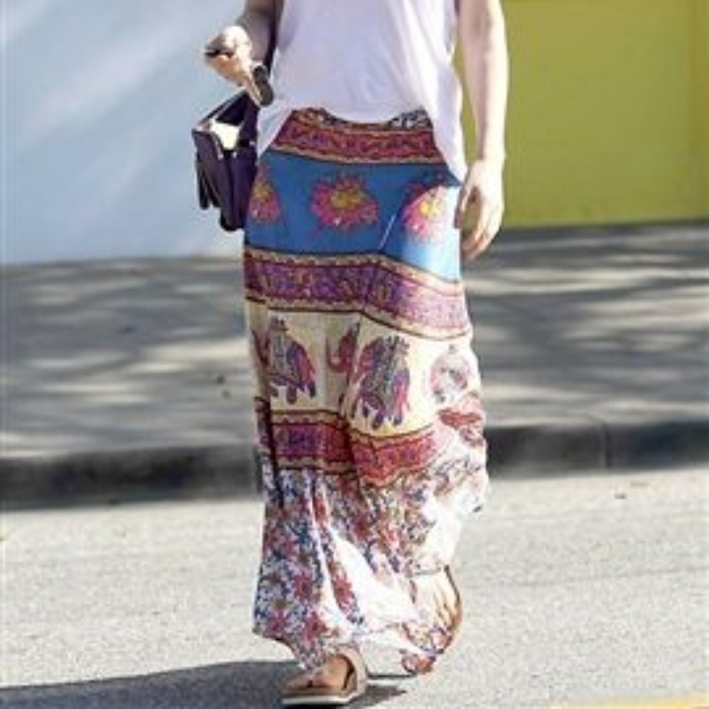 ISO - DO NOT BUY - Tonali Silk Wrap Maxi Skirt